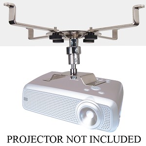 Projector Wall/Ceiling Mount Bracket (Silver/Chrome)